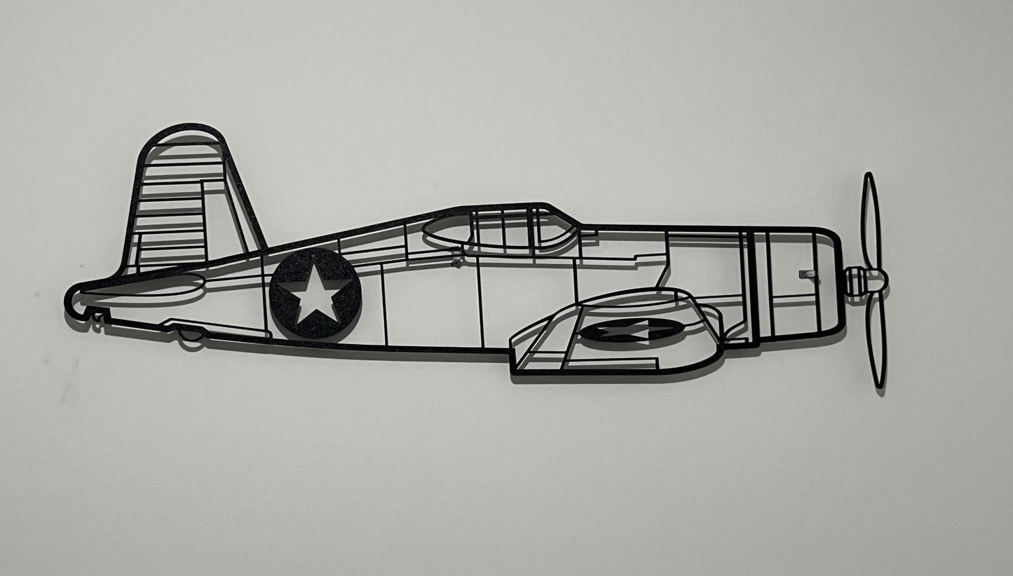 Corsair F4U Wall Art, 100cm